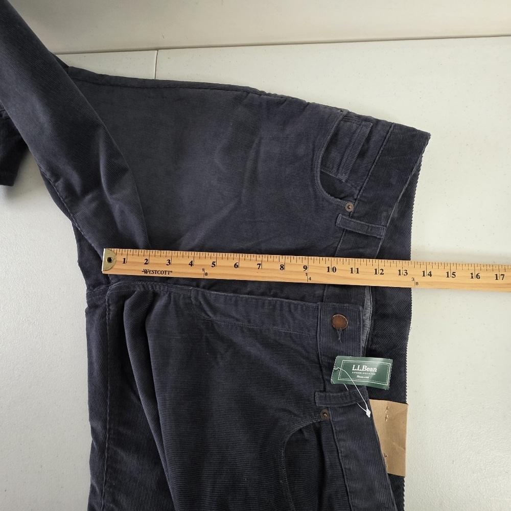 L.L. Bean Women's Casco Corduroy Pants‎ Size 14 Straight Leg Favorite Fit NEW - Picture 7 of 14